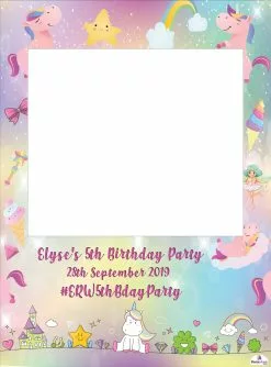 Unicorn Fairy 420 Selfie Frame Small - 90cm X 60cm