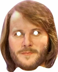 ABBA Celebrity Face Masks - Set Of 4 -Halloween Costumes Shop benny abba 601 ref