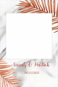 Bronze Leaf 437 Selfie Frame Large - 115cm X 80cm