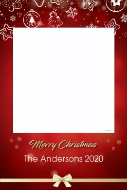Christmas Season Theme 221 Selfie Frame Small - 90cm X 60cm