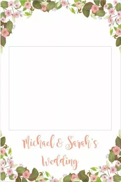 Flower Garden 001 Selfie Frame Small - 90cm X 60cm