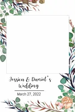 Flower Jungle 002 Selfie Frame Small - 90cm X 60cm