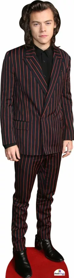Harry Styles In Red Stripe Suit 562 Celebrity Cutout