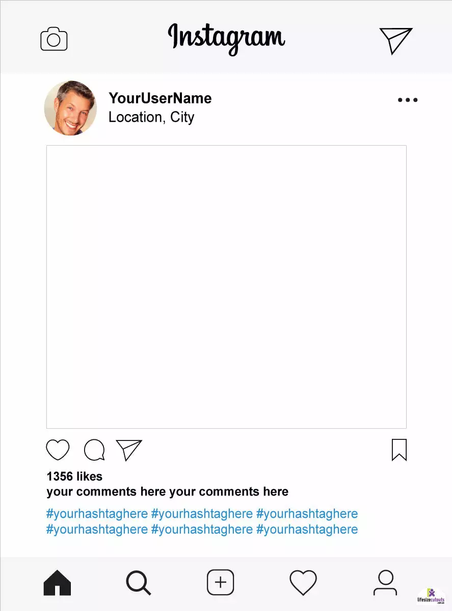 Inst Selfie Frame - 115cm X 80cm 3 Inst Selfie Frame - 115cm X 80cm