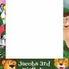 Jungle Theme Selfie Frame Small - 90cm X 60cm -Halloween Costumes Shop jungle pol frame sml corflute