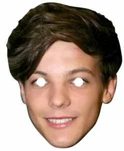 One Direction Celebrity Face Masks - Set Of 5 -Halloween Costumes Shop louis big0206950b