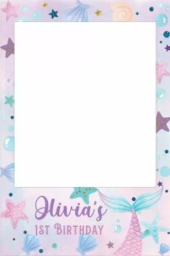 Mermaid Tail 306 Selfie Frame - 90cm X 60cm