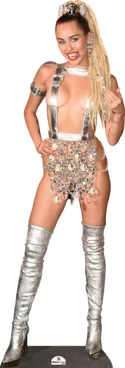 Miley Cyrus 786 Celebrity Cutout