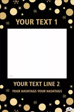 Party Theme 238 Selfie Frame Small - 90cm X 60cm