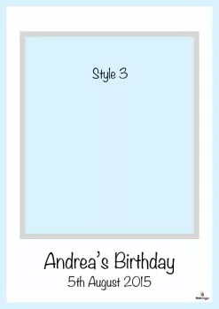 Polaroid Selfie Frame - 115cm X 80cm -Halloween Costumes Shop polaroid selfie frame style 3 lge