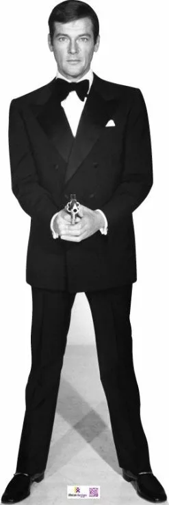 Roger Moore - James Bond 007 220 Celebrity Cutout