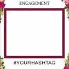 Rose Engagement Selfie Frame - 115cm X 80cm -Halloween Costumes Shop rose engagement lge corflute 2