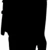 Soldier Silhouette Face Right 040 Cardboard Cutout -Halloween Costumes Shop soldier silhouette face right cutout 040