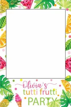 Summer Fruits 324 Selfie Frame - 90cm X 60cm