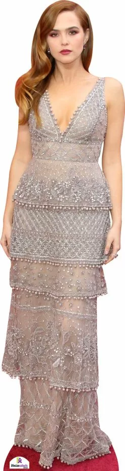 Zoey Deutch 100 Celebrity Cutout